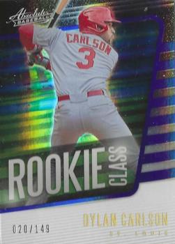 2021 Panini Absolute - Rookie Class Spectrum Blue #RC-7 Dylan Carlson Front