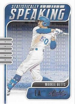 2021 Panini Absolute - Statistically Speaking Retail #SS-3 Mookie Betts Front