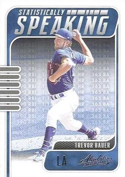 2021 Panini Absolute - Statistically Speaking Retail #SS-9 Trevor Bauer Front