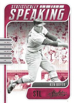 2021 Panini Absolute - Statistically Speaking Green #SS-2 Ken Boyer Front
