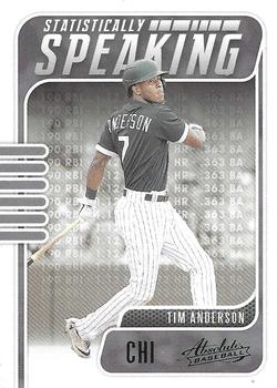 2021 Panini Absolute - Statistically Speaking Green #SS-13 Tim Anderson Front