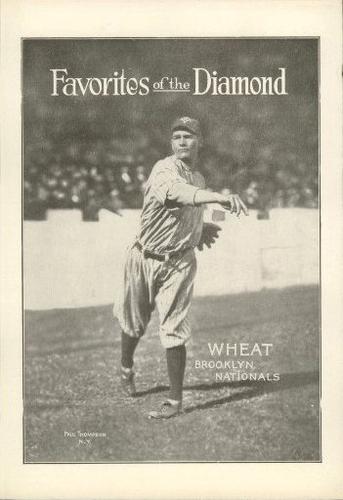 1920-21 Favorites of the Diamond Notebook Covers #NNO Zack Wheat Front