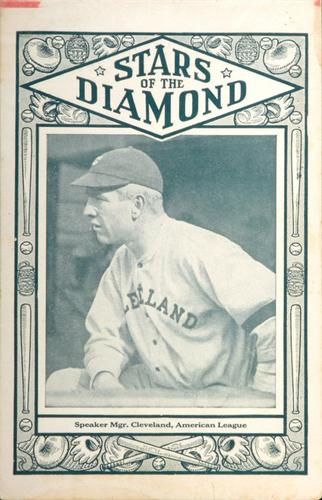 1924 Stars of the Diamond Notebook Covers #NNO Tris Speaker Front