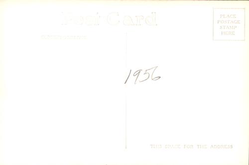 1956 Cincinnati Redlegs Postcards #NNO Joe Nuxhall Back
