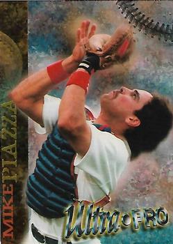 1996 Rembrandt Ultra-Pro Mike Piazza - Mike Piazza Exchange #NNO Mike Piazza Front