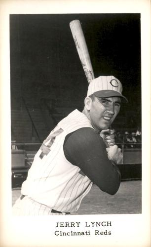 1961 Cincinnati Reds Postcards #NNO Jerry Lynch Front