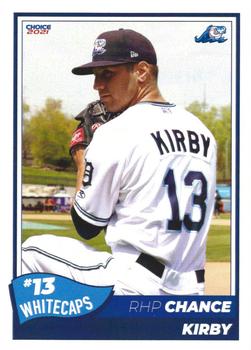 2021 Choice West Michigan Whitecaps #17 Chance Kirby Front