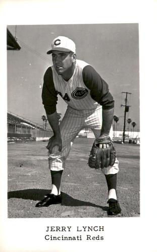 1962 Cincinnati Reds Postcards #NNO Jerry Lynch Front