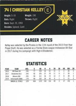 2021 Indianapolis Indians Prospects Nights SGA - Autographs #NNO Christian Kelley Back