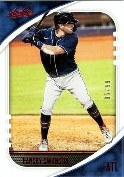 2021 Panini Absolute - Retail Red #48 Dansby Swanson Front