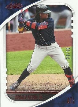 2021 Panini Absolute - Retail Red #96 Ronald Acuna Jr. Front