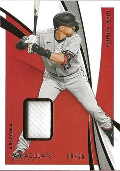 2021 Panini Immaculate Collection #81 Nick Ahmed Front