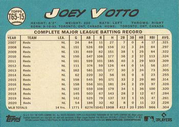 2021 Topps - 1965 Topps Redux #T65-15 Joey Votto Back