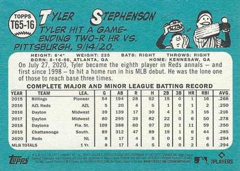 2021 Topps - 1965 Topps Redux #T65-16 Tyler Stephenson Back