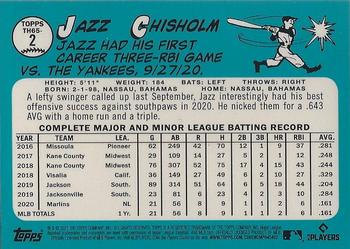 2021 Topps - 1965 Topps Redux Chrome #TH65-2 Jazz Chisholm Back