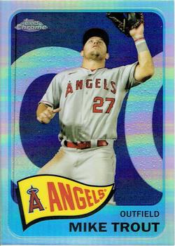 2021 Topps - 1965 Topps Redux Chrome #TH65-3 Mike Trout Front