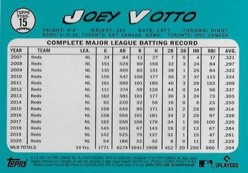 2021 Topps - 1965 Topps Redux Chrome #TC65-15 Joey Votto Back