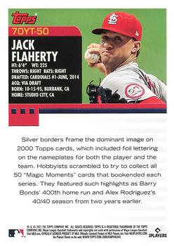 2021 Topps - 70 Years of Topps Baseball (Series 2) #70YT-50 Jack Flaherty Back