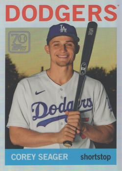 2021 Topps - 70 Years of Topps Baseball Chrome (Series 2) #70YTC-14 Corey Seager Front