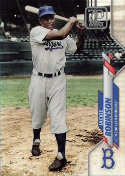 2021 Topps - 70 Years of Topps Baseball Chrome (Series 2) #70YTC-70 Jackie Robinson Front