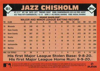 2021 Topps - 1986 Topps Baseball 35th Anniversary (Series Two) #86B-9 Jazz Chisholm Back
