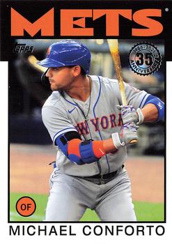 2021 Topps - 1986 Topps Baseball 35th Anniversary (Series Two) #86B-11 Michael Conforto Front