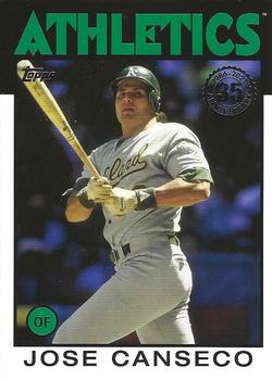 2021 Topps - 1986 Topps Baseball 35th Anniversary (Series Two) #86B-22 Jose Canseco Front