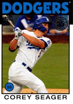 2021 Topps - 1986 Topps Baseball 35th Anniversary (Series Two) #86B-27 Corey Seager Front