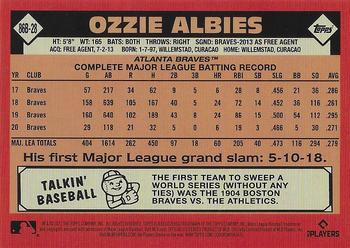 2021 Topps - 1986 Topps Baseball 35th Anniversary (Series Two) #86B-28 Ozzie Albies Back