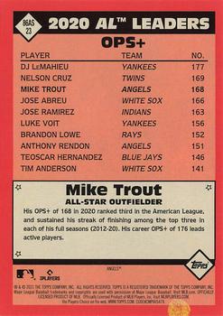 2021 Topps - 1986 Topps Baseball 35th Anniversary All-Stars #86AS-23 Mike Trout Back