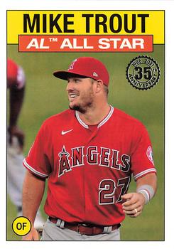 2021 Topps - 1986 Topps Baseball 35th Anniversary All-Stars #86AS-23 Mike Trout Front