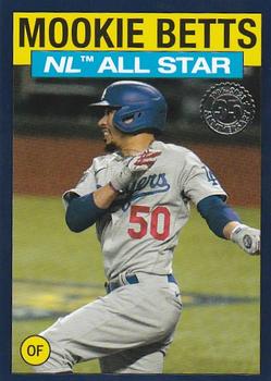2021 Topps - 1986 Topps Baseball 35th Anniversary All-Stars Blue #86AS-21 Mookie Betts Front
