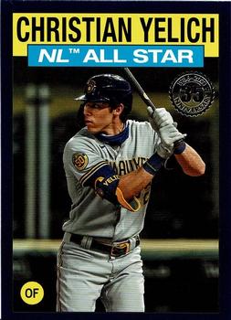 2021 Topps - 1986 Topps Baseball 35th Anniversary All-Stars Blue #86AS-27 Christian Yelich Front