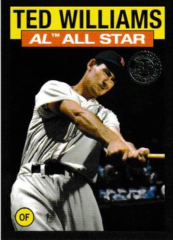 2021 Topps - 1986 Topps Baseball 35th Anniversary All-Stars Black #86AS-26 Ted Williams Front