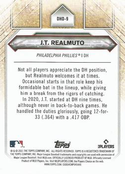 2021 Topps - DH Debuts #DHD-9 J.T. Realmuto Back