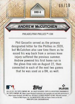 2021 Topps - DH Debuts Red #DHD-6 Andrew McCutchen Back