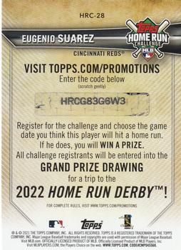 2021 Topps - Home Run Challenge (Series Two) #HRC-28 Eugenio Suarez Back