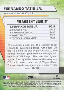 2021 Topps - Significant Statistics #SS-2 Fernando Tatis Jr. Back