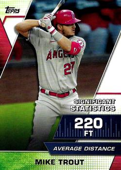 2021 Topps - Significant Statistics #SS-4 Mike Trout Front
