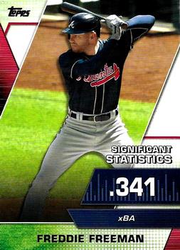 2021 Topps - Significant Statistics #SS-10 Freddie Freeman Front