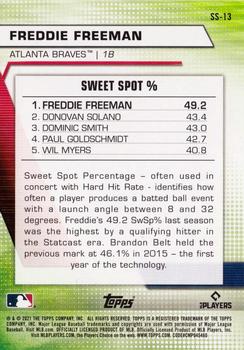 2021 Topps - Significant Statistics #SS-13 Freddie Freeman Back