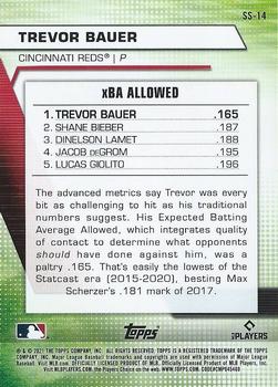 2021 Topps - Significant Statistics #SS-14 Trevor Bauer Back