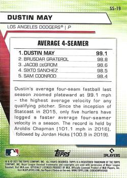 2021 Topps - Significant Statistics #SS-19 Dustin May Back
