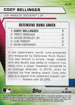 2021 Topps - Significant Statistics #SS-22 Cody Bellinger Back