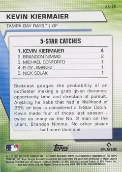 2021 Topps - Significant Statistics #SS-24 Kevin Kiermaier Back