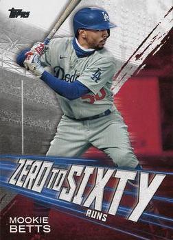 2021 Topps - Zero to Sixty #ZTS-4 Mookie Betts Front