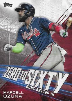 2021 Topps - Zero to Sixty #ZTS-7 Marcell Ozuna Front