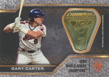 2021 Topps - World Series Rings Commemorative Manufactured Relics Platinum Anniversary #WSR-GC Gary Carter Front