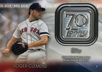 2021 Topps - 70th Anniversary Logo Patch (Series 2) #T70P-RCL Roger Clemens Front