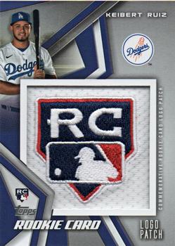 2021 Topps - Rookie Card Logo Manufactured Patch Relic #RP-KR Keibert Ruiz Front